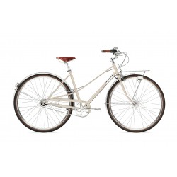 Rower Creme Caferacer Lady Doppio Silver Champagne 7s 28"