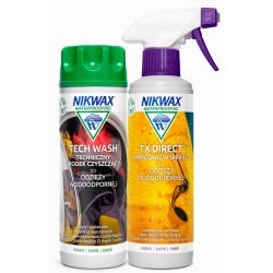 NIKWAX Zestaw pielęgnacyjny Twin Pack: Tech Wash / TX. Direct Spray-On 2x300 ml