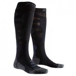 Skarpety X-Socks Ski Silk Merino 4.0 Black/Dark Grey Melange